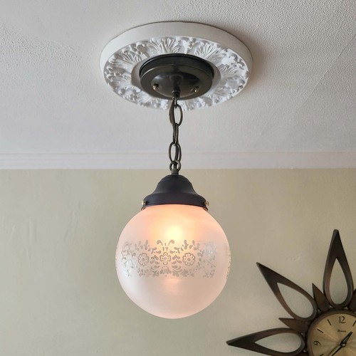 Antique brass ceiling light - ceiling,