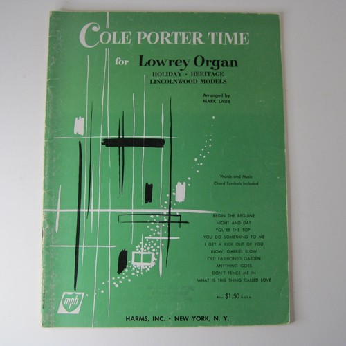 Cole porter time for lowrey - for,