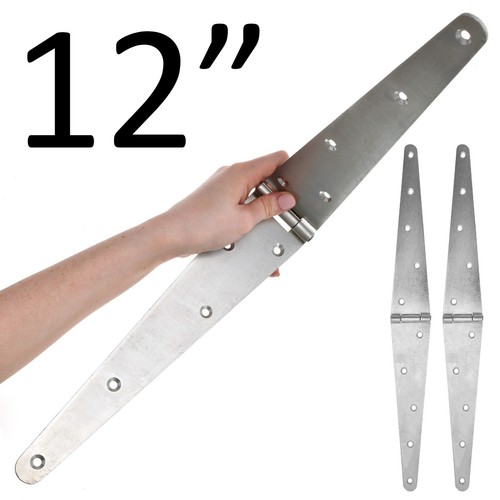 Strap hinge pair - pair, large