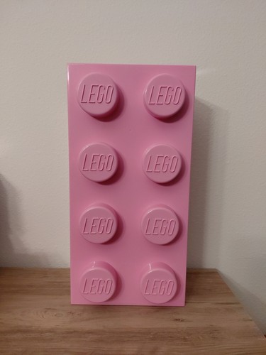 Lego light pink stud - pink, 8-stud