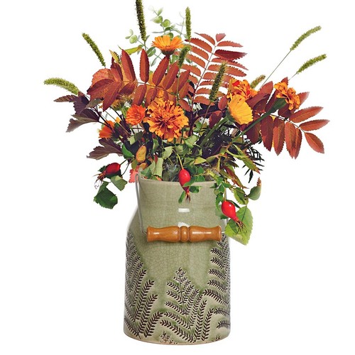 Flower vase large ceramic - flower,