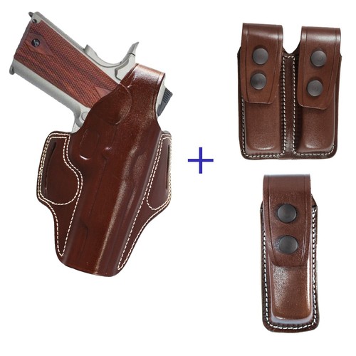 All 1911 with rail leather - 1911, 5"