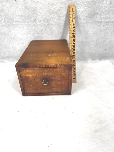Vintage wooden recipe - wooden, box