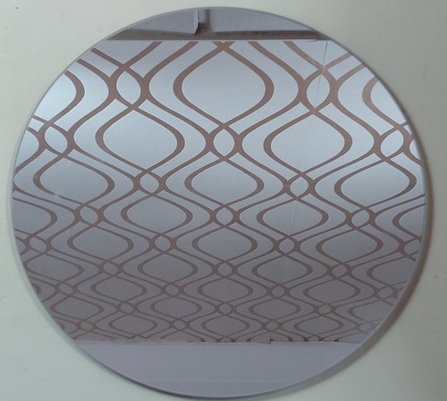 Unused 20cm mirror plates - unused,