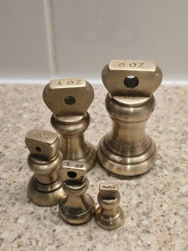 Set vintage brass bell - vintage,