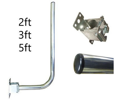 Shaped pole bracket tv - shaped,