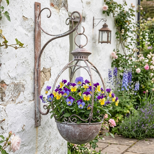 Vintage metal wall hanging - vintage,