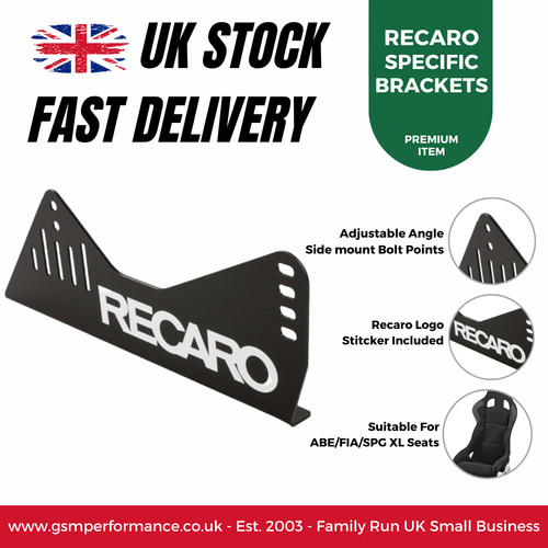 Recaro steel side mount - side,