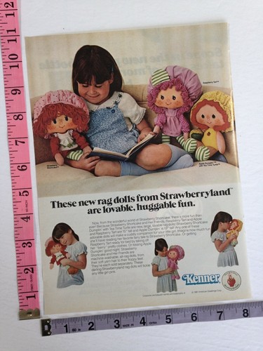 Strawberry shortcake rag doll - strawberry,