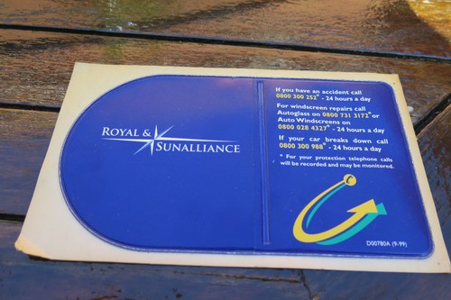 Vintage royal sun alliance car - vintage,