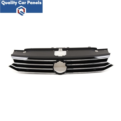 Front main grille with chrome - front,