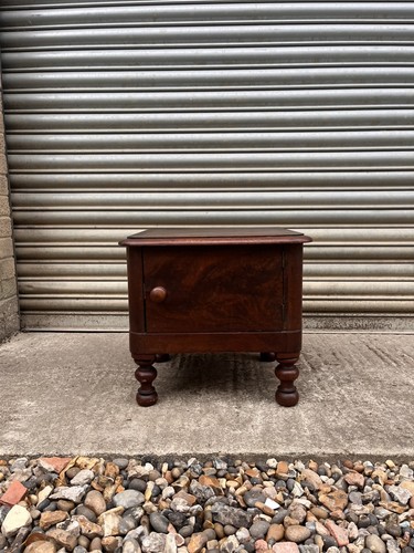 Antique mahogany pot cupboard - antique,