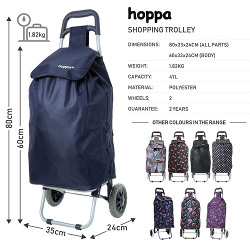 Shopping trolley wheels 57l - trolley,
