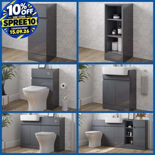 Bathroom vanity toilet - vanity, storage