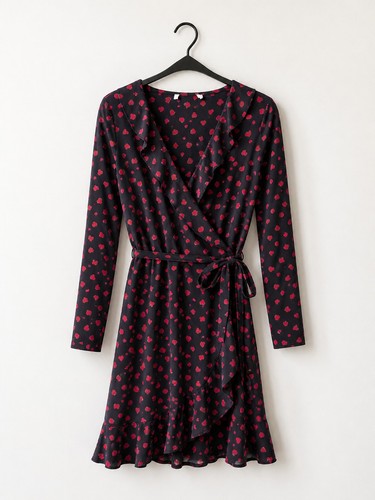 Oasis black red - red, heart