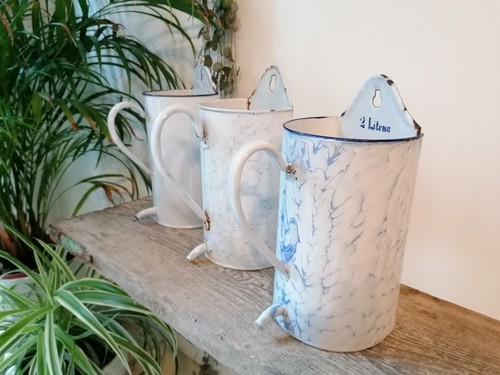 Set vintage french blue - set,