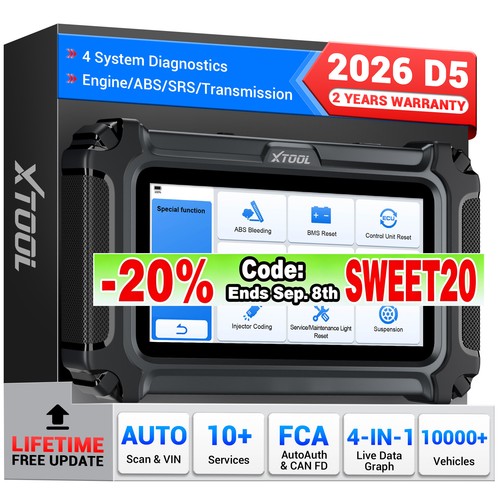 2026 xtool obd2 - d5, scanner