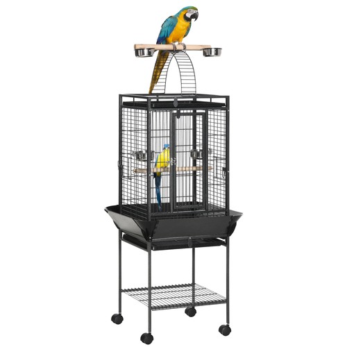 Pawhut steel bird cage large - bird, cage,large
