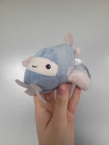 Soft blue aeroplane rattle - aeroplane,