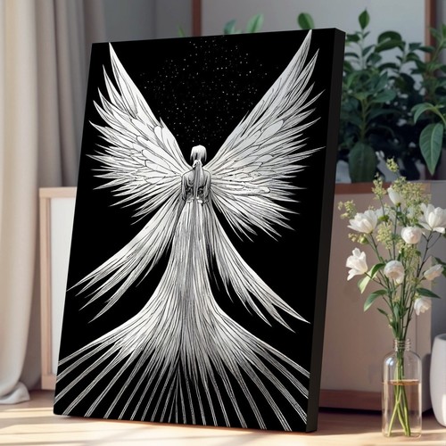 Unique angel canvas - canvas, wall