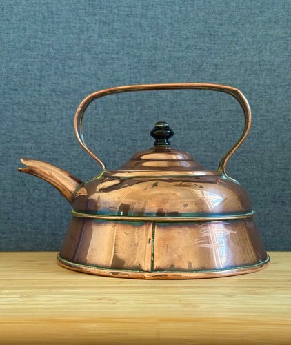 Vintage copper kettle 14cm - copper,