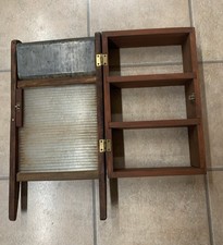 Washboard Shelf Cabinet