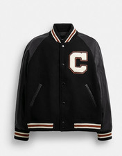 Men's Letterman All Black