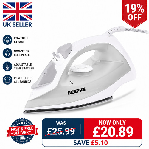 Electric steam iron ceramic - steam,