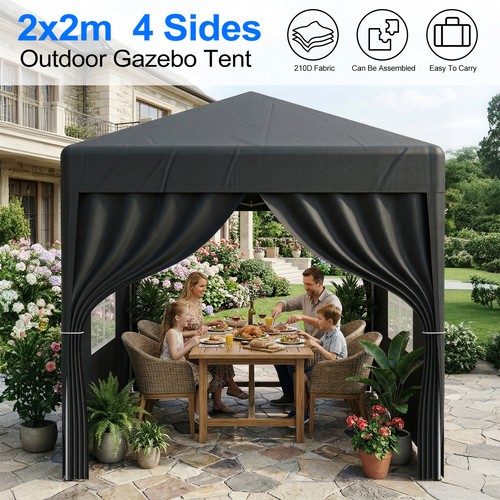 2x2 pop gazebo - 2x2, black
