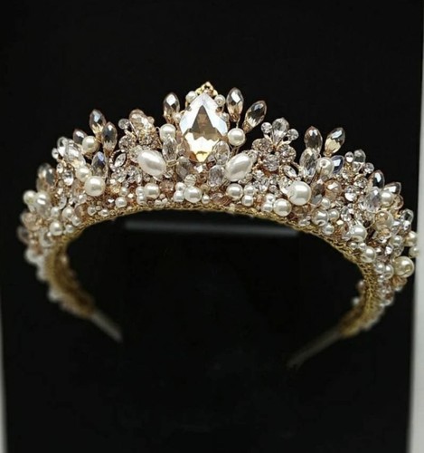 Wedding gold crystal pearl - wedding,