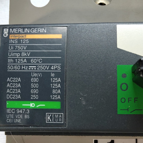 Merlin gerin interpact ins 125 - gerin,