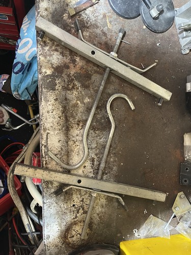 Van roof rack clamp hooks - roof,