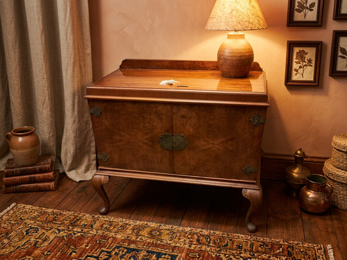 Antique art deco walnut - art, burr