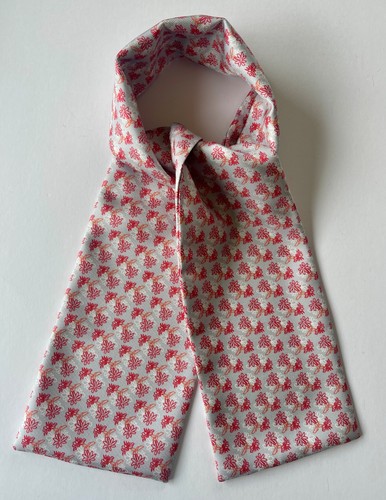 Silk cravat light grey - cravat., grey,