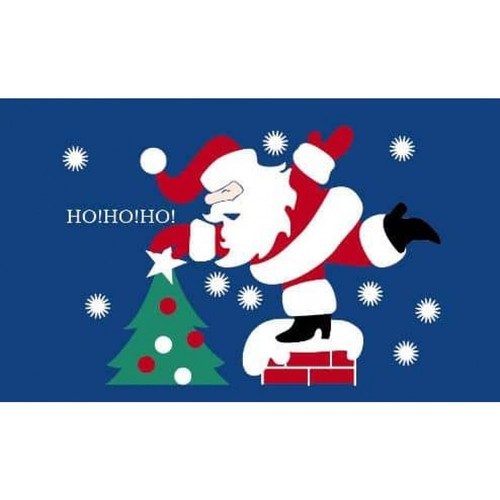 Christmas flags santa design - flags,