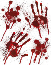 Halloween stickers bloody - halloween,