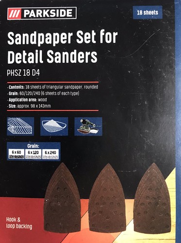 Parkside sandpaper set for - parkside,
