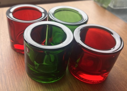 Red green kivi tealight - 2,
