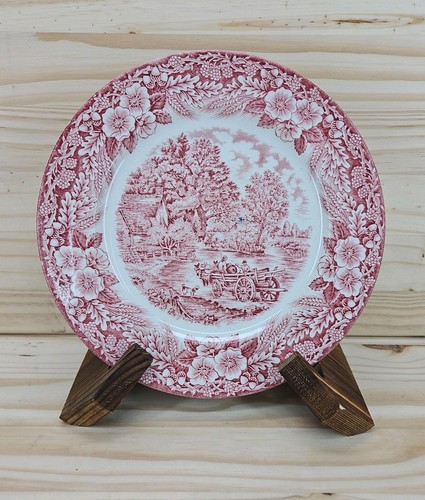 Ironstone plate 24cm - by, j