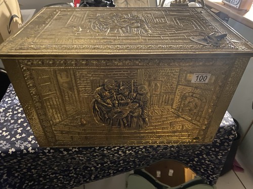 Large repoussé brass - large,