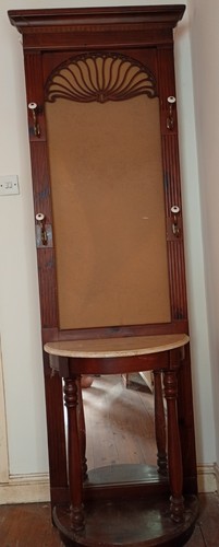 Victorian hall stand - victorian,