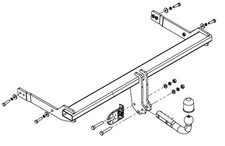 Swan Neck Tow Bar For