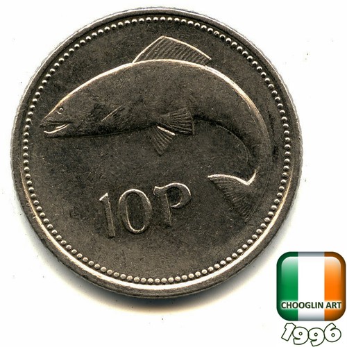 Irish 1996 ten - irish, pence