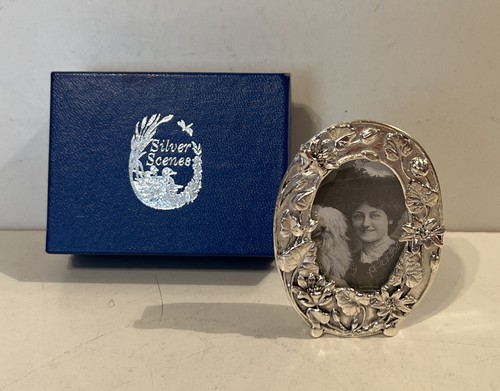 Silver scenes mini photo frame - silver,