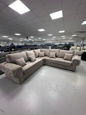 Special Offer - Reduced Price!!!! Luxury Verona Corner Sofa | Mink | 2C2 |