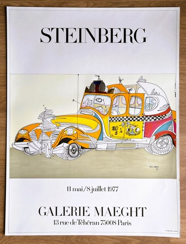 Saul steinberg 1977 original - steinberg,