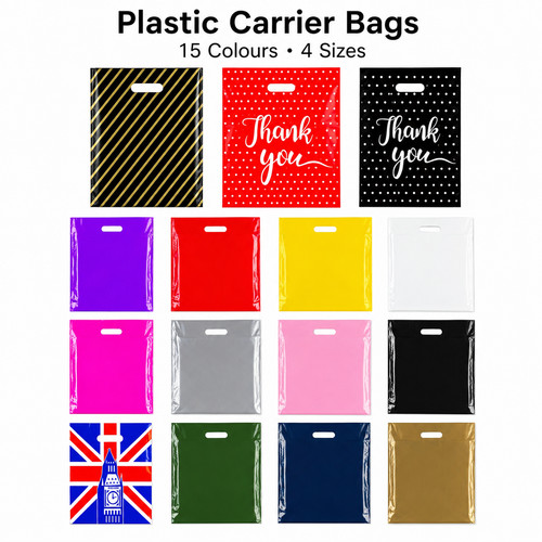 Plastic carrier bag modern - plastic,