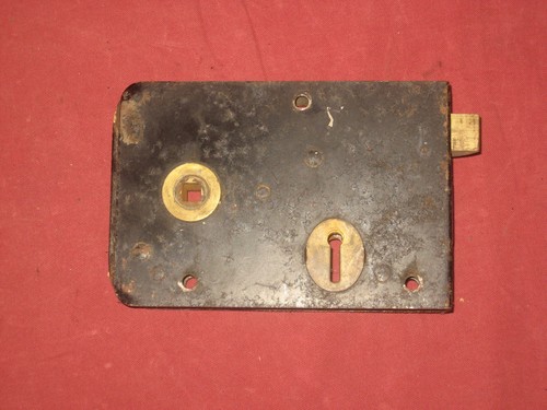 Vintage union iron door latch - union,