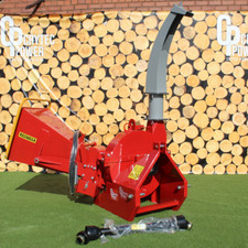 Crytec BX62R PTO Chipper Wood chipper 6 Inch Cutting Capacity Hydraulic Shredder