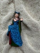 Papo 2005 Medieval Queen Figure Cake Topper Princess Renaissance Used Please loo